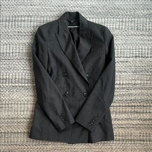 COS Black Double-Breasted Blazer